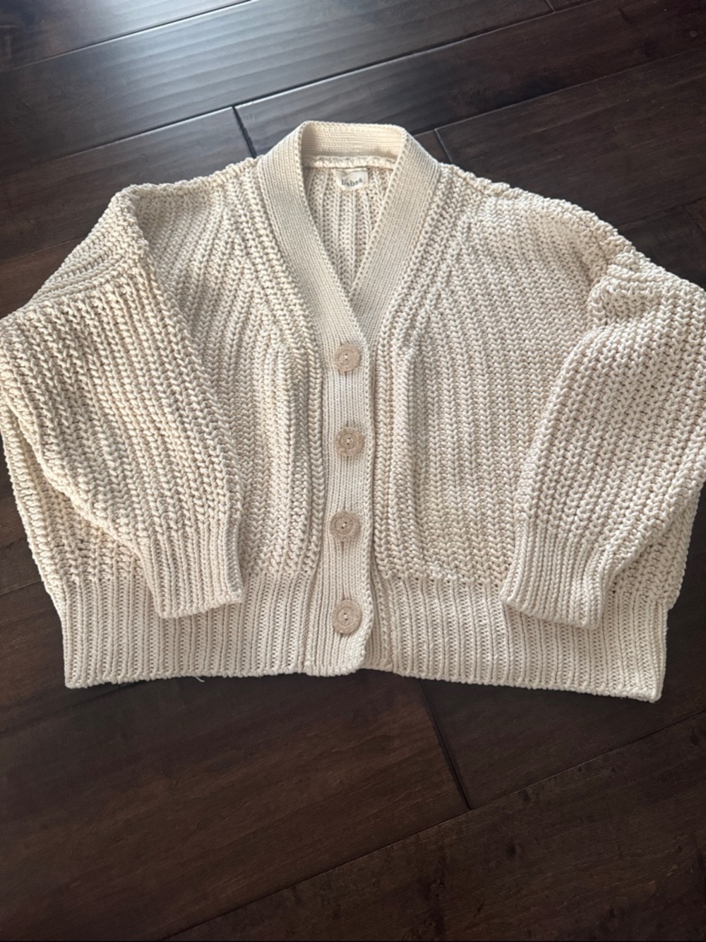 Babaa No 18 cotton cardigan - Picture 2 of 5